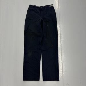 Vintage 70s 80s Cintas Navy Canvas Workwear Chinos 29x31